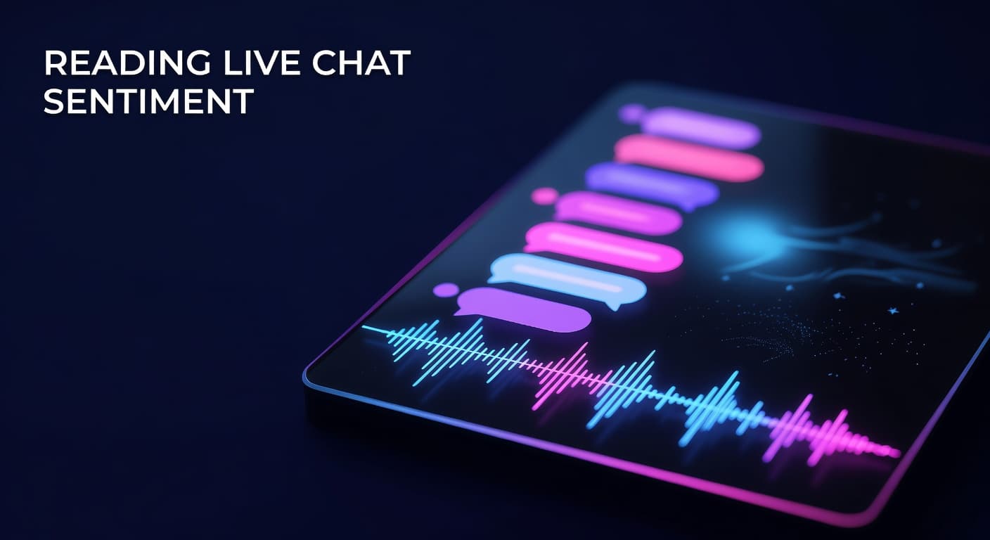 A YouTube creator monitoring live chat sentiment signals during a real-time stream adjustment