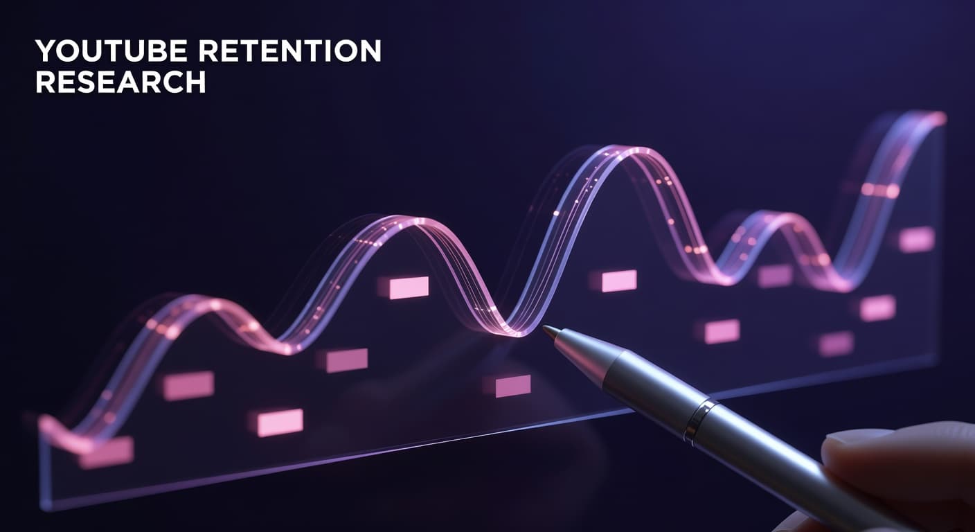 YouTube retention curve graph analysis showing audience drop-off patterns and engagement benchmarks for content research