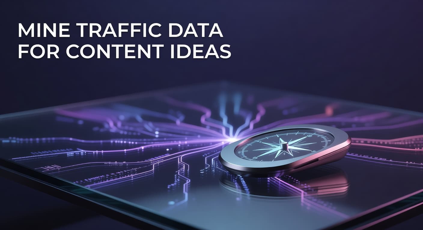 YouTube Studio traffic source analytics dashboard showing search, browse, and suggested video data for content research