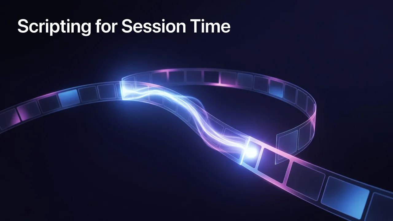 Diagram of a YouTube viewing session flowing from one video ending into the next recommended video