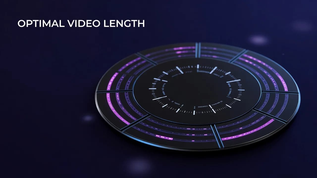 Creator reviewing YouTube video length analytics across duration bands to find optimal video duration