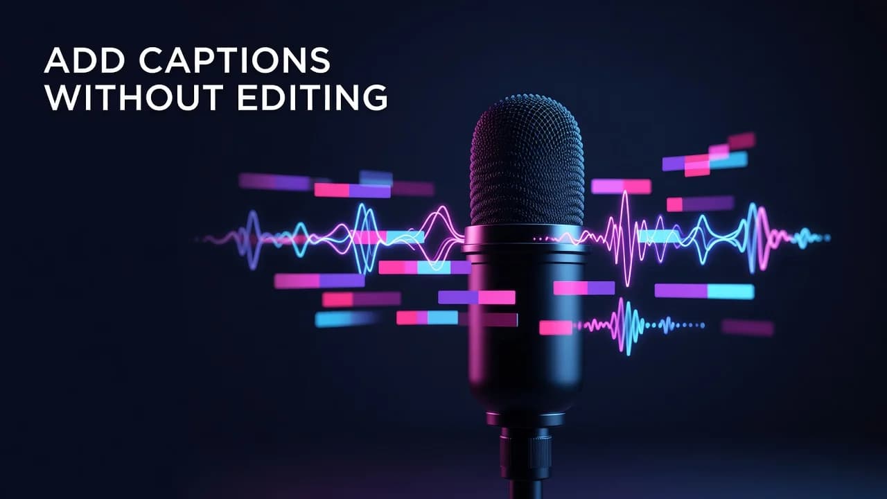 Creator adding closed captions and subtitles to a YouTube video inside YouTube Studio without editing software