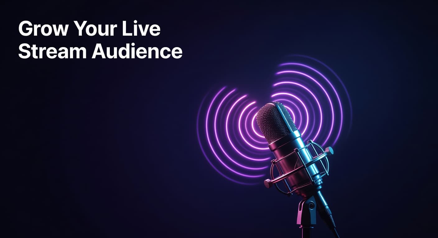 Creator monitoring rising concurrent viewer count on YouTube Live stream dashboard