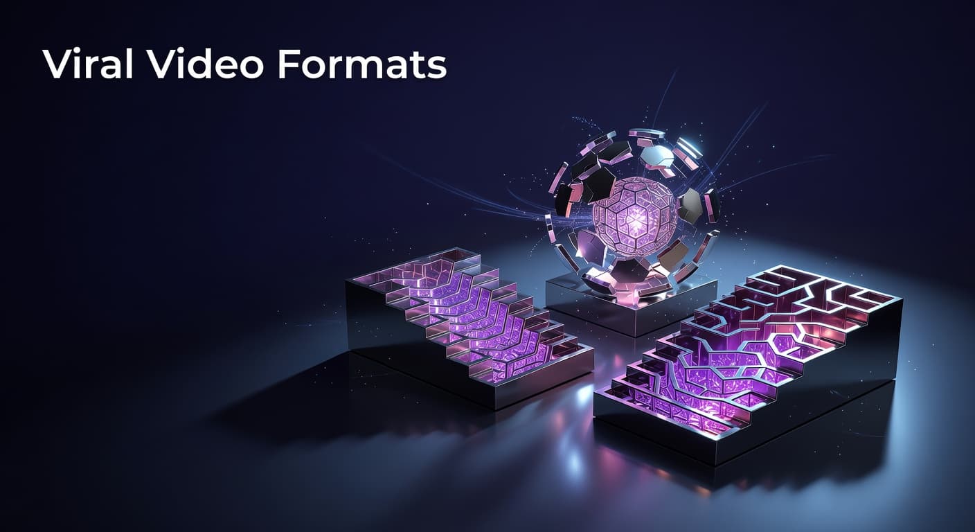 YouTube video formats that go viral shown as a data-backed comparison chart for creators