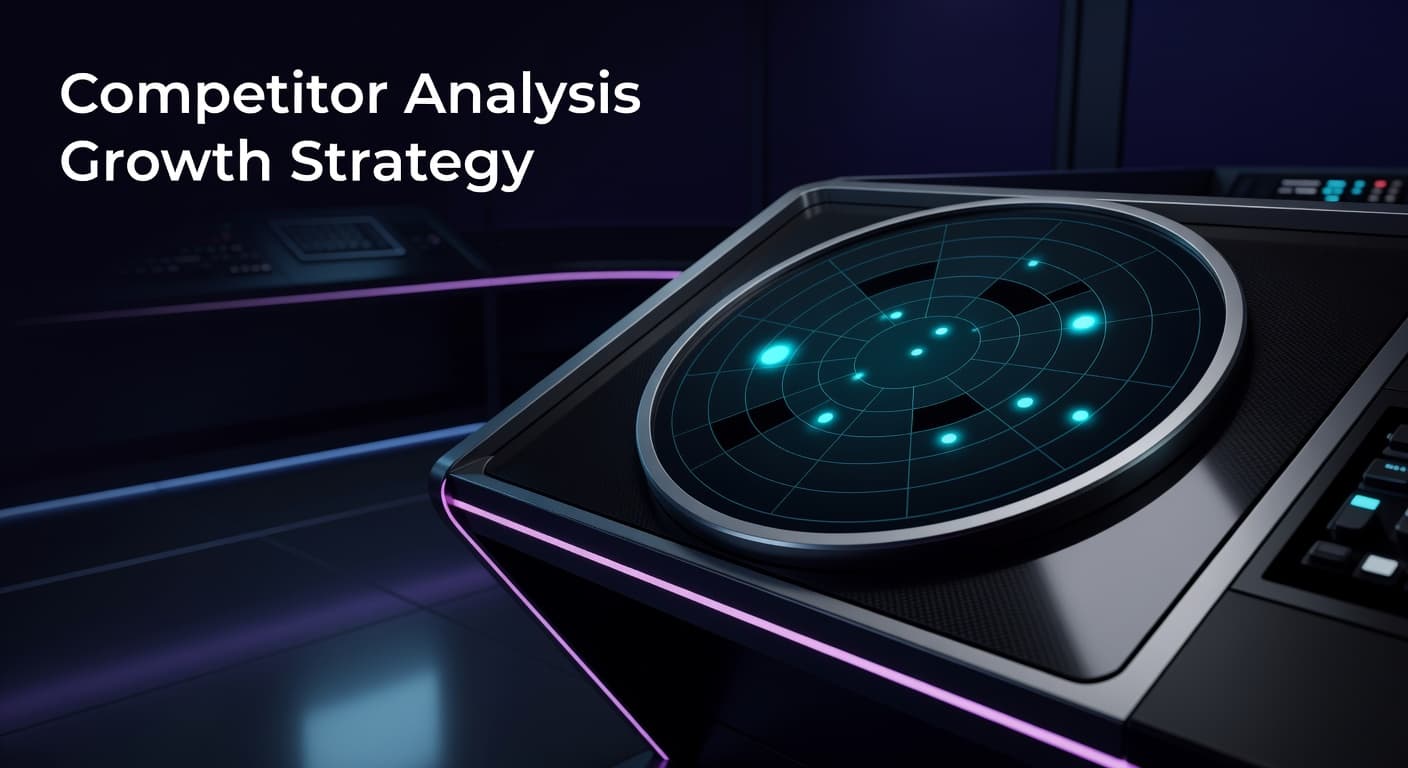 YouTube competitor analysis dashboard showing channel benchmarking and content gap opportunities for creator growth