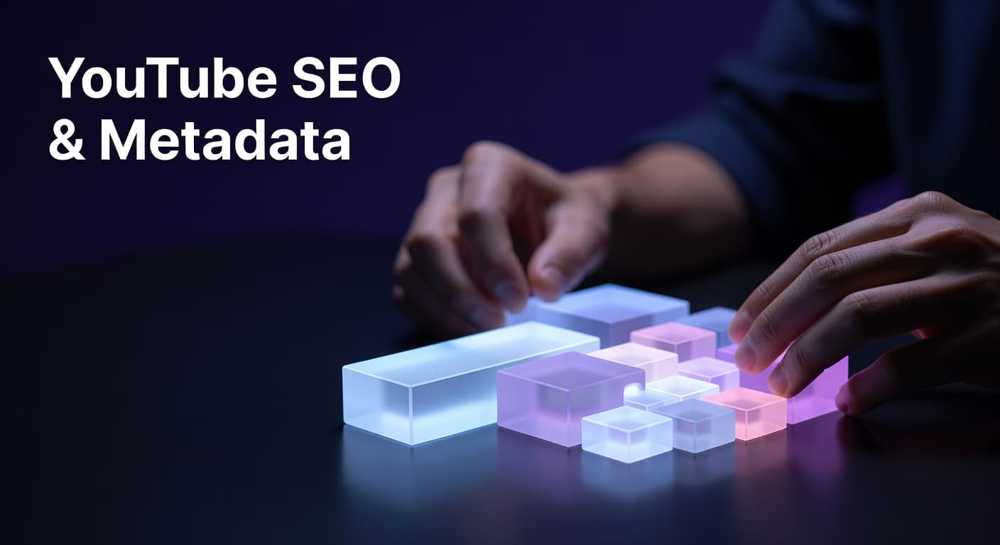 YouTube SEO and metadata optimization strategy for video creators to rank higher in search
