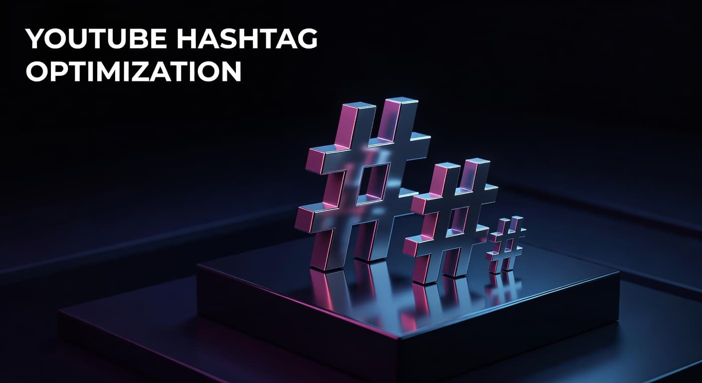YouTube hashtag optimization strategy for more views and discoverability