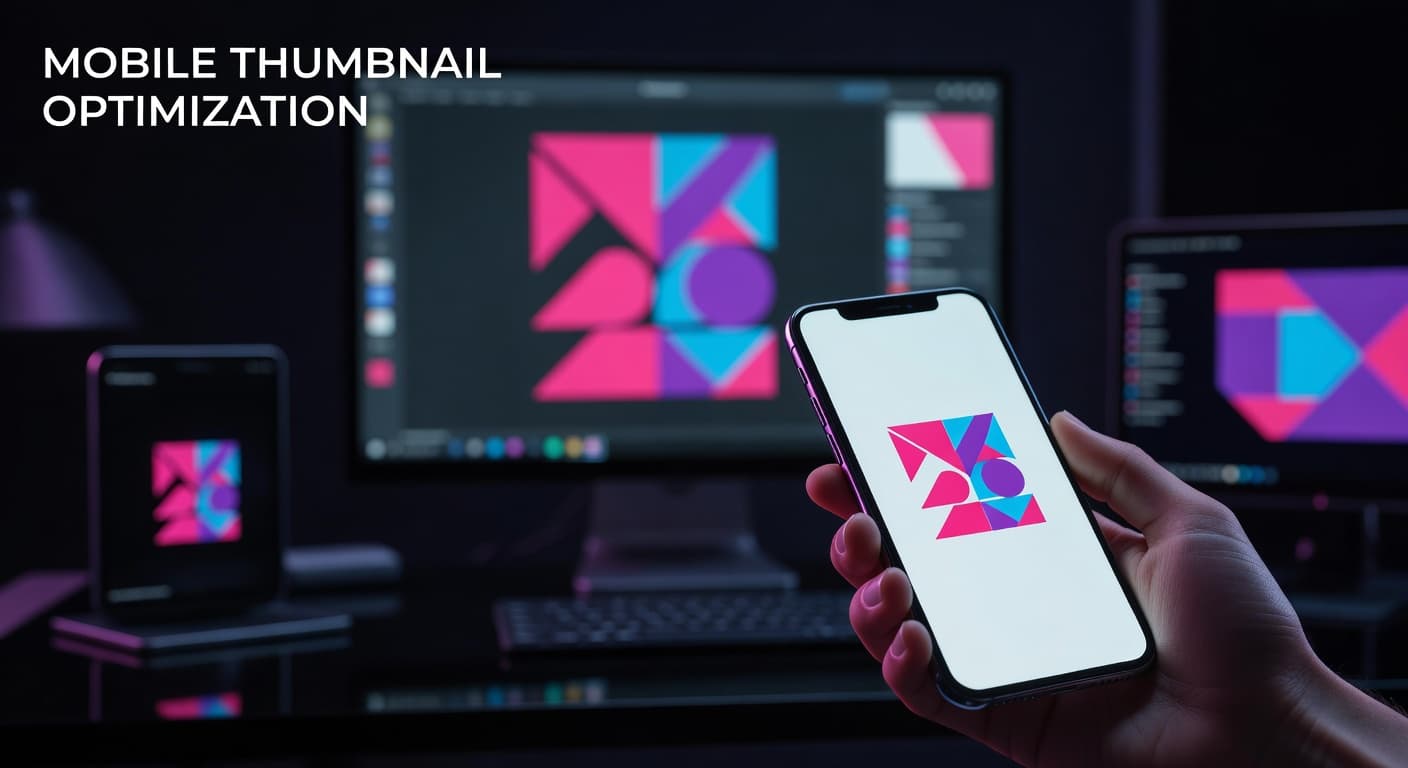 YouTube thumbnail displayed on a mobile phone screen with bold readable text and high contrast design for maximum CTR