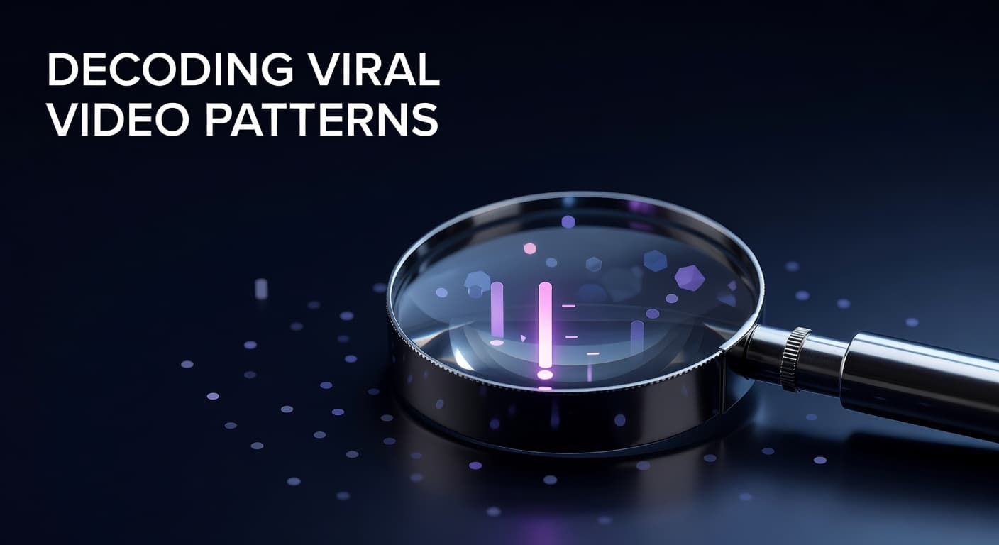 YouTube video performance pattern analysis showing outlier content data signals