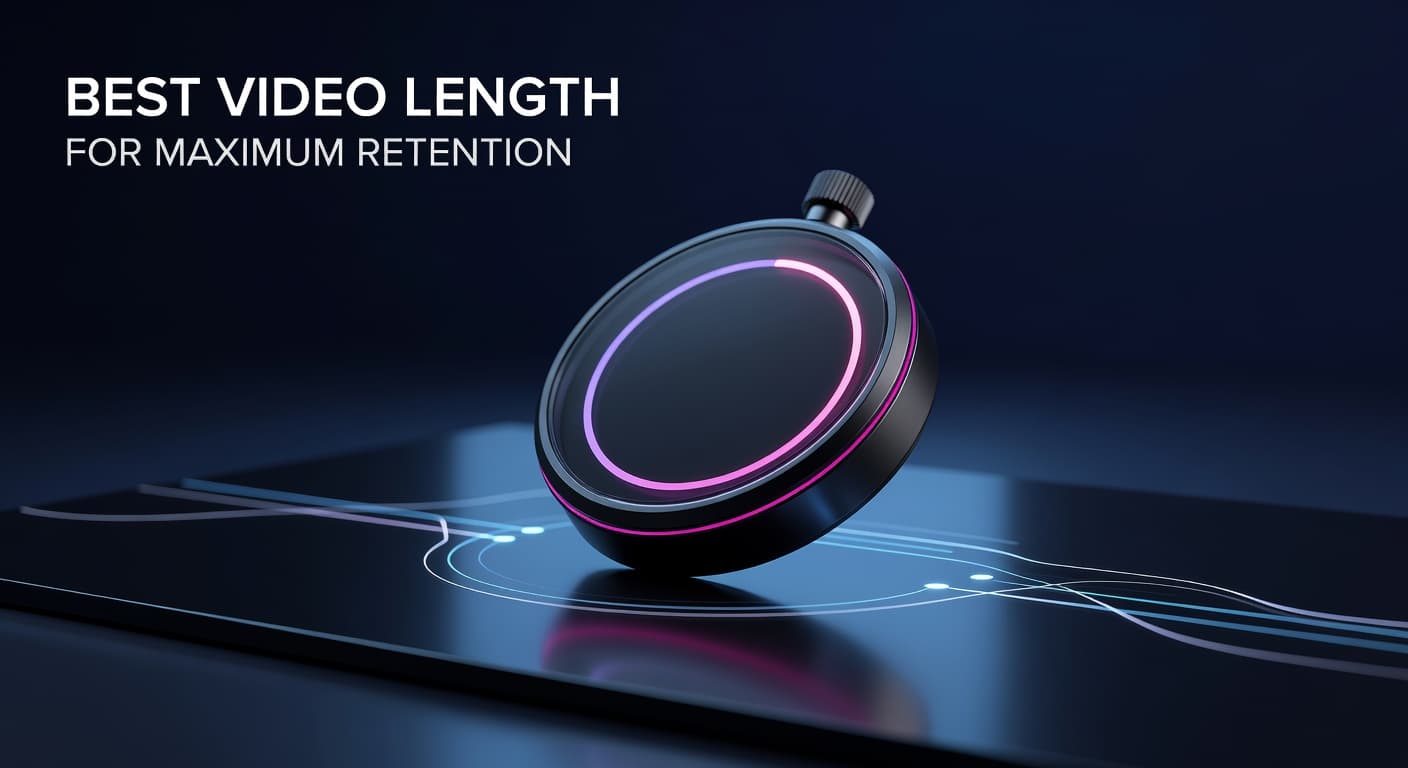 Chart showing optimal YouTube video length ranges by content niche for maximum viewer retention
